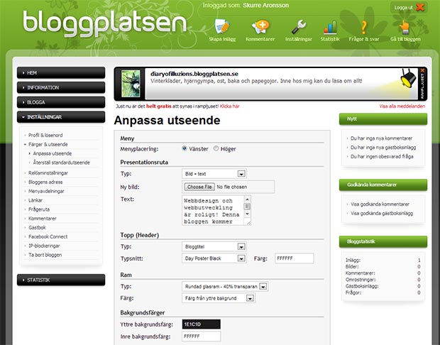Bloggplatsen